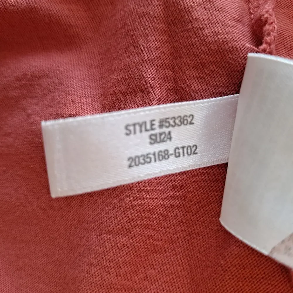 J. Crew Cotton Washed Jersey Tee Short Sleeve Crew T-Shirt Dusty Red Mens Size M